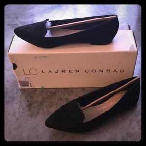 Black Lauren Conrad Pointed Flats